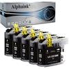 alphaink 5 Cartucce Nere Compatibili con Brother LC223 per Stampanti Brother MFC-J5320DW J4420DW J4620DW J480DW J5620DW J4525DW DCP-J4120DW DCP-J562DW