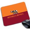 csm informatica Tappetino Mouse gadget compatibile per tifoso giallorosso serie adatta a Roma nel cuore. Love Calcio, personalizzabile #FORZAROMA Lupa