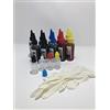 SOLOSHOPITALIA KIT Ricarica Cartucce 10 Flaconi 100ml d'inchiostro colori per stampanti BROTHER + ACCESSORI RICARICA TANICHETTE DI RIEMPIMENTO CARTUCCE RICARICABILI E CISS IN CONTINUO