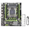 Bewinner Scheda Madre Desktop LGA 2011 DDR3, Scheda Madre X79 ATX da 128 GB, 6xUSB2.0 2xSATA2.0 1xSATA3.0, PCIEx16, PCIE M.2, Scheda Madre Computer LGA 2011 X79