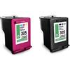 Mehrwegtoner MWT Cartuccia d'inchiostro compatibile per HP 305 DeskJet Plus 4100 sostituisce 305C CMY Color