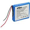 vhbw batteria compatibile con Garmin Forerunner 305, 205, 305i navigatore GPS (700mAh, 3,7V, Li-Ion)