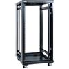 KIMEX - Rack a pavimento 19 - A telaio aperto - Larghezza 600 mm, Profondità 800mm, 24 Unità - 112-6824K2