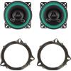 IPNOSIS Kit 2 casse IP-01100 per BMW e Tesla Model 3/Y (vedi desc.) + 2 Supporti Anteriori o Posteriori