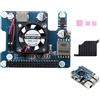 Wonrabai POE HAT Board Compatible with Raspberry Pi 5, Power Over Ethernet HAT(POE) with Onboard Cooling Fan and Metal Heatsink, Supports 802.3af/at Network Standard,12V and 5V Power Outputs