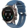 Yikamosi Compatibile con Amazfit Falcon Cinturino per Donne e Uomini,Sgancio Rapido Silicone Chiusura in acciaio inossidabile Cinturino di Ricambio per Amazfit Falcon Smartwatch,Blu