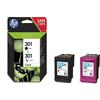 PACK ORIGINALE HP 301BK + HP 301C N9J72A CARTUCCIA ORIGINALE STANDARD 301 CH561E