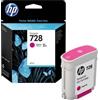 ORIGINALE HP 728 MAGENTA F9J62A PIGMENT PER HP Designjet T730 ,T830 728 CAPACITA
