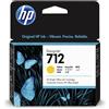 CARTUCCIA HP 712 GIALLO 3ED69A ORIGINALE PER HP DESIGNJET STUDIO STEEL,T230,T250