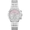 Guess Orologio da donna Harlow argento 38 mm con cinturino in acciaio inox & 3 bar impermeabile - GW0950L1