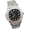 Generic Nessun logo NH35 Case Nautilus Watch 40mm Orologi meccanici in acciaio inossidabile da uomo Installa orologio di movimento NH35, Nero , Bracciale