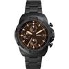 Fossil Bronson Watch for Men, Quartz Chronograph movement with Leather or Stainless steel Strap