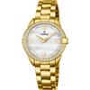 Festina Orologio Donna Analogico Acciaio Inossidabile 316L Oro - Quarzo - Vetro minerale alta resistenza - Impermeabile 5 ATM - Special Prices F20685/1