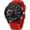BIEWO Orologio da polso da uomo, militare, digitale, analogico, al quarzo, impermeabile, sportivo, multifunzionale