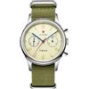 SEAKOSS Cronografo retrò 1963 originale Seagull ST1901 movimento meccanico da uomo con cinturino in pelle orologio da polso pilota con vetro zaffiro e specchio in acrilico