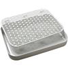 Generisch Lettiera per conigli - PP 33 x 25 x 4,2 cm | WC per vasino, stabile padella per animali domestici per porcellini d', conigli, criceti, cincillà, furetti