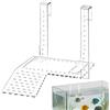 Generico Turtle Dock Piattaforma per Tartarughe - Piattaforma Galleggiante Regolabile Stabile Trasparente | Scaletta per Acquario,per Casa Stanza Studio Ufficio Soggiorno