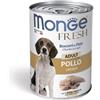 Monge Fresh ADULT CHICKEN, cibo umido per cani adulti (cibo in scatola a base di carne fresca di pollo, alta digeribilità, alimento bilanciato, cibo naturale di alta qualità per cani, 400 g)