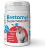 Innovet Restomyl Supplemento, Migliora l'alito. Controlla e previene la Placca e il Tartaro dei Gatti - Flaconcino da 40 g