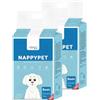 AQPET Tappetini igienici Assorbenti per Cani e Cuccioli ed Animali, Per l'addestramento con strisce Adesive confezione risparmio 100 pezzi, 60x60 cm