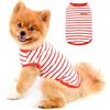 PAIDEFUL, maglietta britannica per cani di piccola taglia, vestito a righe per gatti, top in cotone morbido per ragazzi, cani, cuccioli, cani di razza Chihuahua, Yorkie, abbigliamento estivo, canotta