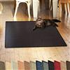 casa pura Tappeto Tiragraffi Gatti - Tappetino Gioco Gatto 100% in Fibra Naturale Sisal, Protezione AntiGraffio in Vari Colori e Misure - Nero, 50x50cm