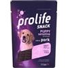 Generico Prolife Snack Cane Puppy Sensitive gusto MAIALE, snack per cani cuccioli di tutte le taglie senza conservanti e senza cereali, grainfree, monoproteico | 3 bustine da 90 grammi l'una.
