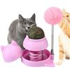 Generico Palla Di Erba Gatta - Bolle Di Erba Gatta Girevoli SaneChe Si Attaccano Al Muro, Palline Interattive Per Gatti Per Gatti Da Interni, Dolcetti Da Parete Per Gatti