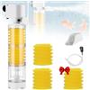 ERISAMO Fishtopia Ultimate Tank Filter, filtro per serbatoio di pesce, filtro sottovuoto 3 in 1 in spugna biochimica per acquario, filtrazione, ossigenazione, circolazione (25 W - 1500 l/h)