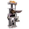 Petrebels Albero Tiragraffi Parklane 175 XXL Cappuccino, Tronchi Extra Spessi, 58 x 45 x 175 cm