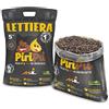 MHL Piripù - Lettiera in Pellet per Gatti - Sabbia Naturale, Biodegradabile, Assorbente, Vegetale e Certificata - Sacco Plastica 5 Litri.