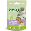 Generico Oasy Snack Gatto, oasy biscotti ripieni di mousse per gattini di tutte le taglie gusto POLLO | 3 confezioni da 60 grammi l'una.