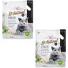 Cat&Rina lettiera vegetale per gatti al tofu da 10 l. Si smaltisce nell'organico o nel wc. Sabbia anti odore, Profumazione Carboni Attivi, 2 pezzi