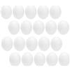 Abaodam 24pezzi Uova Artificiali Finte per Piccioni in Plastica Solida Decorazioni Realistiche per Nidificazione e Addestramento Forniture Riutilizzabili per Gabbie di Uccelli