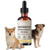 Generisch Collirio per cani 30 ml formula con luteina e astaxantina supporto per la salute degli occhi per cuccioli e cani di taglia grande, naturale per la cura degli occhi blu liquido