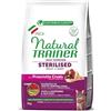 Generico Natural Trainer per Gatti Cibo Secco Daily Nutrition Sterilised Adul con Prosciutto, Mirtillo Rosso e Fibre di Pisello 3 KG - Favorisce un Tratto urinario Sano e la Lucentezza Del Pelo