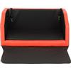 Velinda Trasportino auto per cani materasso bagagliaio letto macchina cintura 90x55cm (colore: nero-rosso)