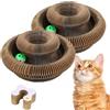 Appdo Tiragraffi Emporio Animale, Graffia Gioca Dorme Gatti - Tunnel Gigante Magnetico, Trasformabile In Cuccia E Area Gioco (2 pezzo)
