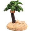 Kocris Casa Acquario Decorazioni Serbatoio di Pesce Decorazioni a tema Figurine Scultura Statue Rettile Piccolo Terrario Ornamento Tartaruga Lucertola Serbatoi