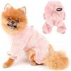 PAIDEFUL Caldo Maglioni per Cani Chihuahua Maglione Moda Maglia Peluche Maglieria Pullover Abbigliamento Invernale per Cuccioli Piccoli Animali Domestici Gatto Autunno Freddo Indossare Rosa S