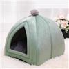 XIEMINLE - Letto per Gatti a Forma di Grotta per Interni, Comodo Cuscino per Gattini, Casa per Gatti con Cappuccio, Letto per Animali Domestici per Cuccioli e Gattini, Igloo con Fondo Antiscivolo