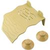 Smandy Piattaforma di Plastica Tartaruga Basking Dock Tartaruga che Riposa Terrazza Acquario Serbatoio di Pesci Arrampicata Isola Galleggiante con Ventosa per Rettili e Anfibi Prendere il Sole(Giallo, L)