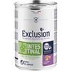 Generico Exclusion Intestinal puppy umido cane MAIALE e RISO, alimento completo per cani cuccioli di tutte le taglie con patologie intestinali | 6 lattine da 400 grammi l'una.
