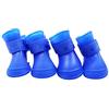 HI SUYI set 4pz. colorato scarponcini stivaletti antiscivolo in gomma per pioggia cani cagnolini 5 grandezze