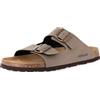 GRÜNLAND GRUNLAND BOBO CB3012 Tortora Beige Ciabatte Uomo Anatomiche Fibbie 47