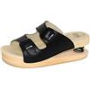 LUVER Clgjr2101s - Pantofole da donna a molla, Nero , 36 EU