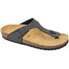 Valleverde VG1830P Infradito Sandali bio Scarpe Uomo Pelle Nero Nero/43