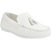 SIRRI Mocassini con Nappine in Finta Pelle per Ragazzi - Scarpe Basse Classiche Mocassino per Matrimonio, Abbigliamento Casual Taille 30
