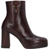 Nero Giardini I410907D Tronchetti Donna in Pelle - Beige 39 EU