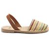 RIA MENORCA Minorchine 27062 Maori in Rafia Multicolor - 27062 Maori C/1 - Taglia 36